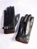Unisex PU Touch Screen Gloves w/ Texture and Button Design